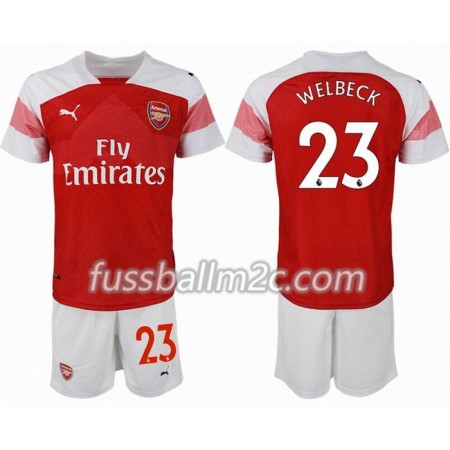 Fußballtrikots Arsenal WELBECK 23 Kinder Heim Trikotsatz 2018-2019